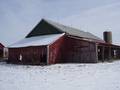 Byrum Barn Side and Rear View / Note lean-to on rear and side Byrum Barn Side and Rear View / Note lean-to on rear and side
